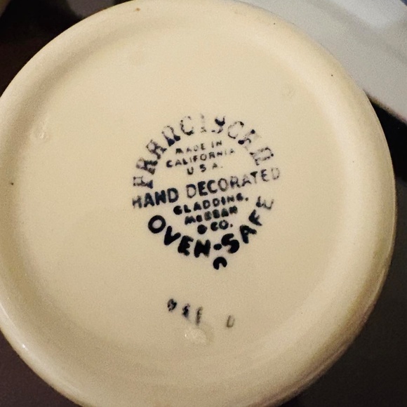 Apple Collection by Franciscan (USA Backstamp) “Grandmugs”--SET OF TWO - Picture 4 of 4